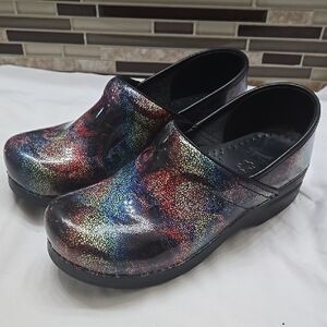 Dansko Professional Galaxy Print Clogs